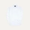White Cotton Spread Collar Poplin Shirt -Drakes Shop DR2A4B21849 01000 1