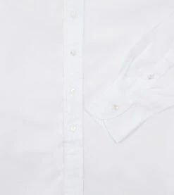 White Cotton Poplin Long Point Collar Shirt -Drakes Shop DR2A4C22945 01000 4