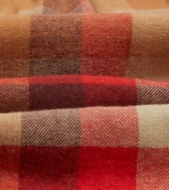 Red And Brown Check Brushed Cotton Two-Pocket Work Shirt 9 Red And Brown Check Brushed Cotton Two-Pocket Work Shirt -Drakes Shop DR2A4D23595 01803 2