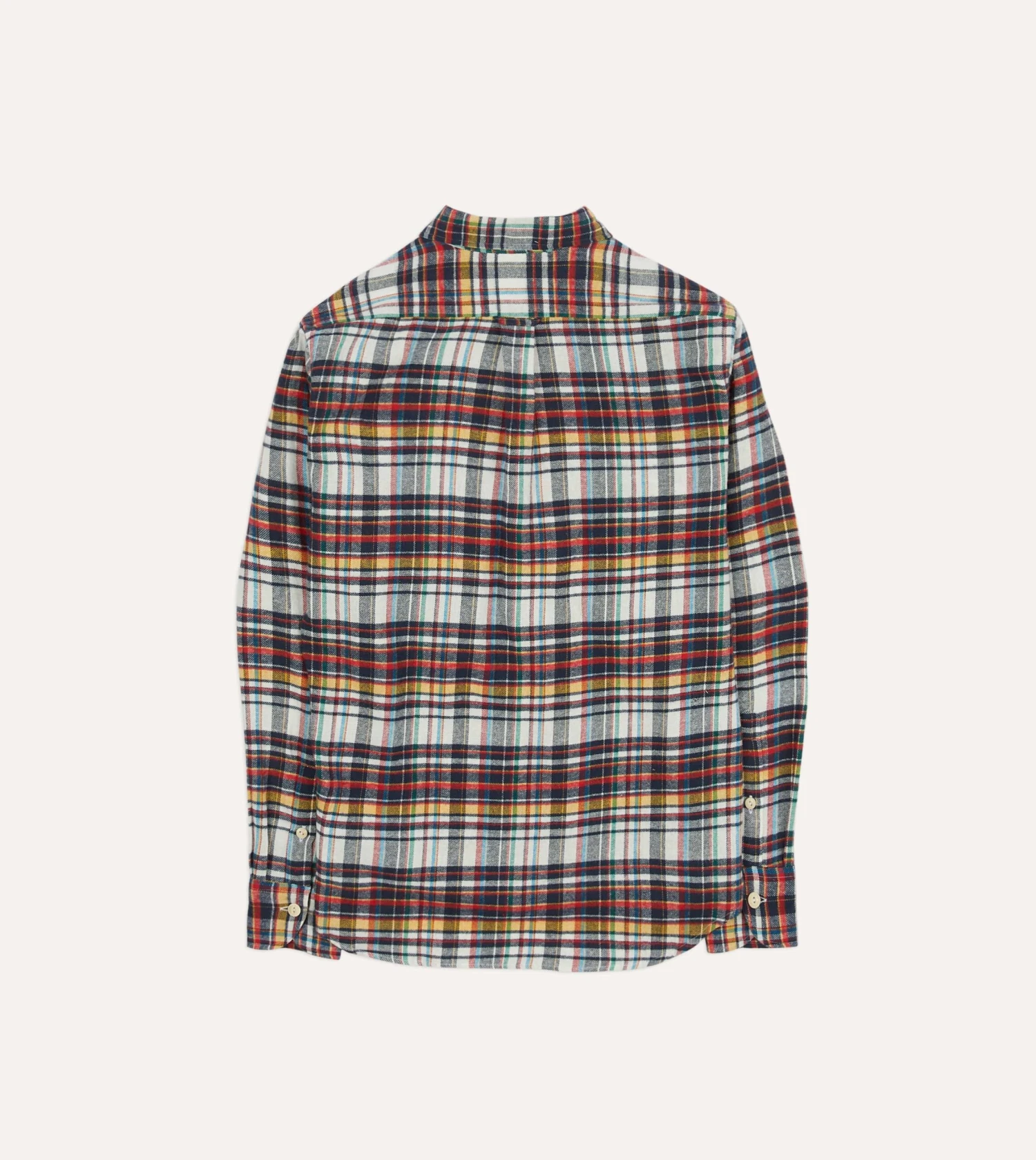 Multi Check Brushed Cotton Two-Pocket Work Shirt 8 Multi Check Brushed Cotton Two-Pocket Work Shirt - Image 6
