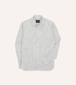 Tattersall Cotton Two-Pocket Western Shirt