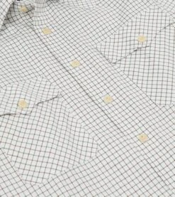 Tattersall Cotton Two-Pocket Western Shirt 11 Tattersall Cotton Two-Pocket Western Shirt -Drakes Shop DR2A4L23633 01003 4