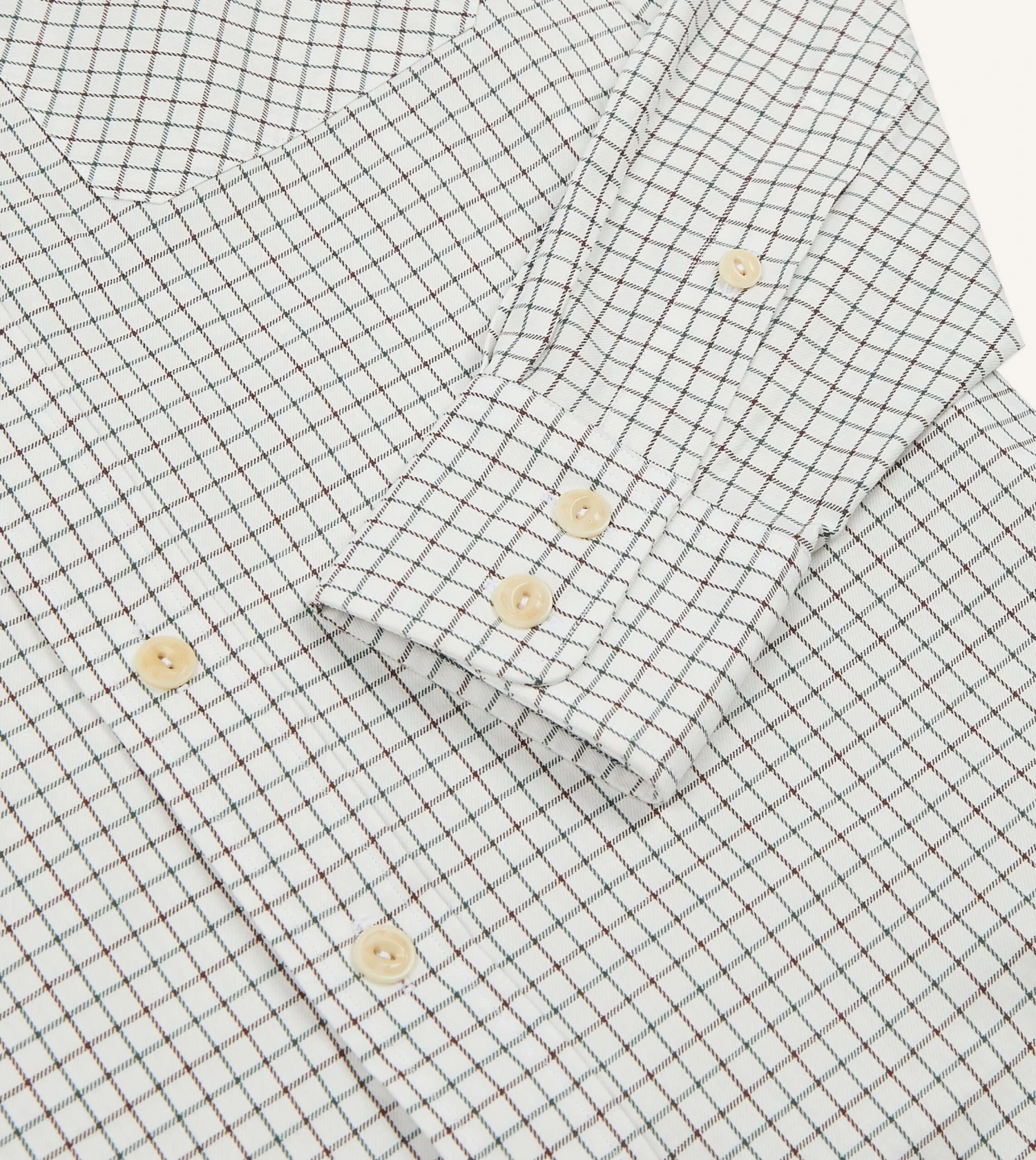 Tattersall Cotton Two-Pocket Western Shirt 7 Tattersall Cotton Two-Pocket Western Shirt - Image 5
