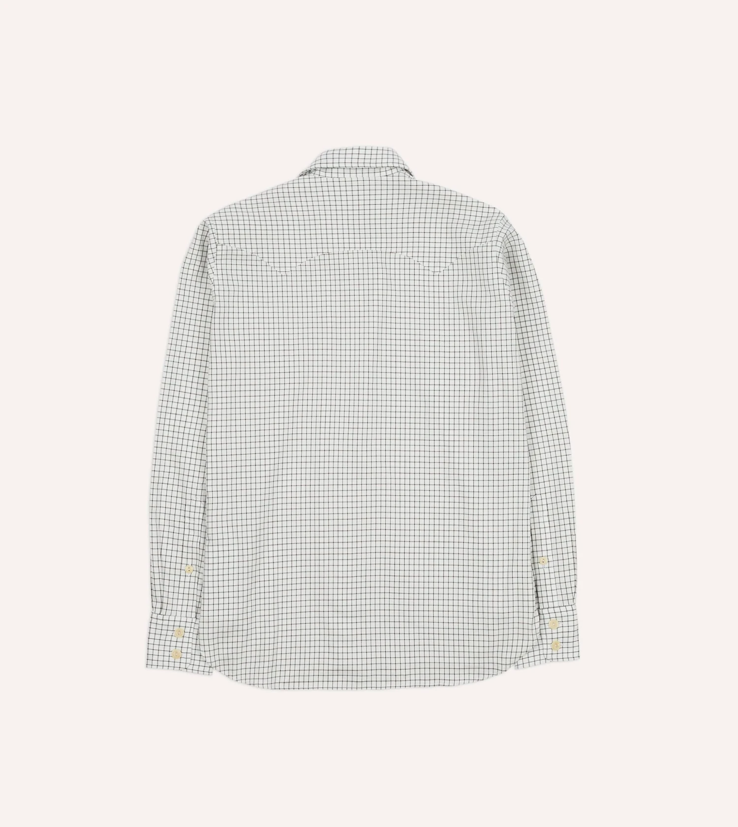 Tattersall Cotton Two-Pocket Western Shirt 8 Tattersall Cotton Two-Pocket Western Shirt - Image 6