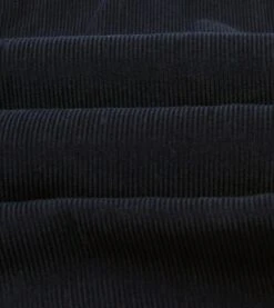 Navy Corduroy Two-Pocket Western Shirt -Drakes Shop DR2A4L24038 01250 2