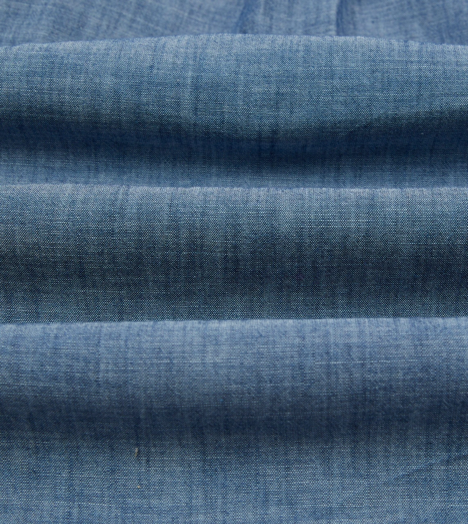 Bleach Blue Cotton Chambray Button-Down Popover Shirt 4 Bleach Blue Cotton Chambray Button-Down Popover Shirt - Image 2