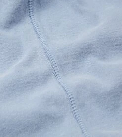 Light Indigo Cotton Crew Neck Hiking T-Shirt -Drakes Shop DR2A5A 21528 12 200 4