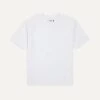 White Cotton Crew Neck Hiking T-Shirt -Drakes Shop DR2A5A21528 15000 1