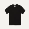 Black Cotton Crew Neck Hiking T-Shirt -Drakes Shop DR2A5A21528 20100 1