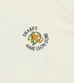 ALD / Drake's White Blues Tee -Drakes Shop DR2A5A23675 01000 6