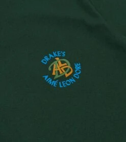 ALD / Drake's Green Blues Tee -Drakes Shop DR2A5A23675 02400 4