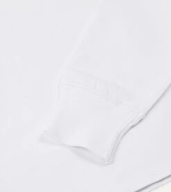 White Cotton Long-Sleeve Hiking T-Shirt 10 White Cotton Long-Sleeve Hiking T-Shirt -Drakes Shop DR2A5B 21560 10 000 4