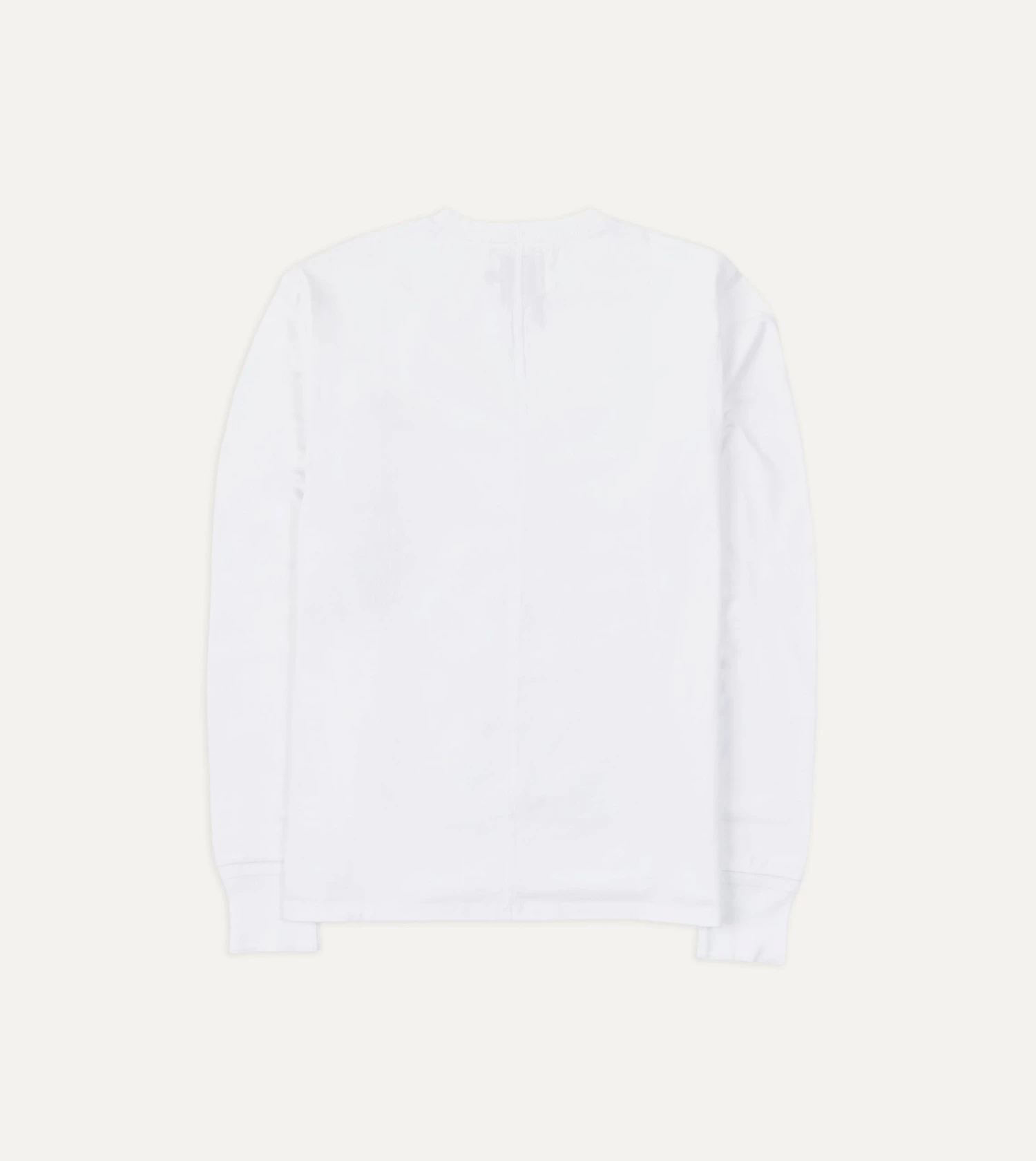 White Cotton Long-Sleeve Hiking T-Shirt 7 White Cotton Long-Sleeve Hiking T-Shirt - Image 5