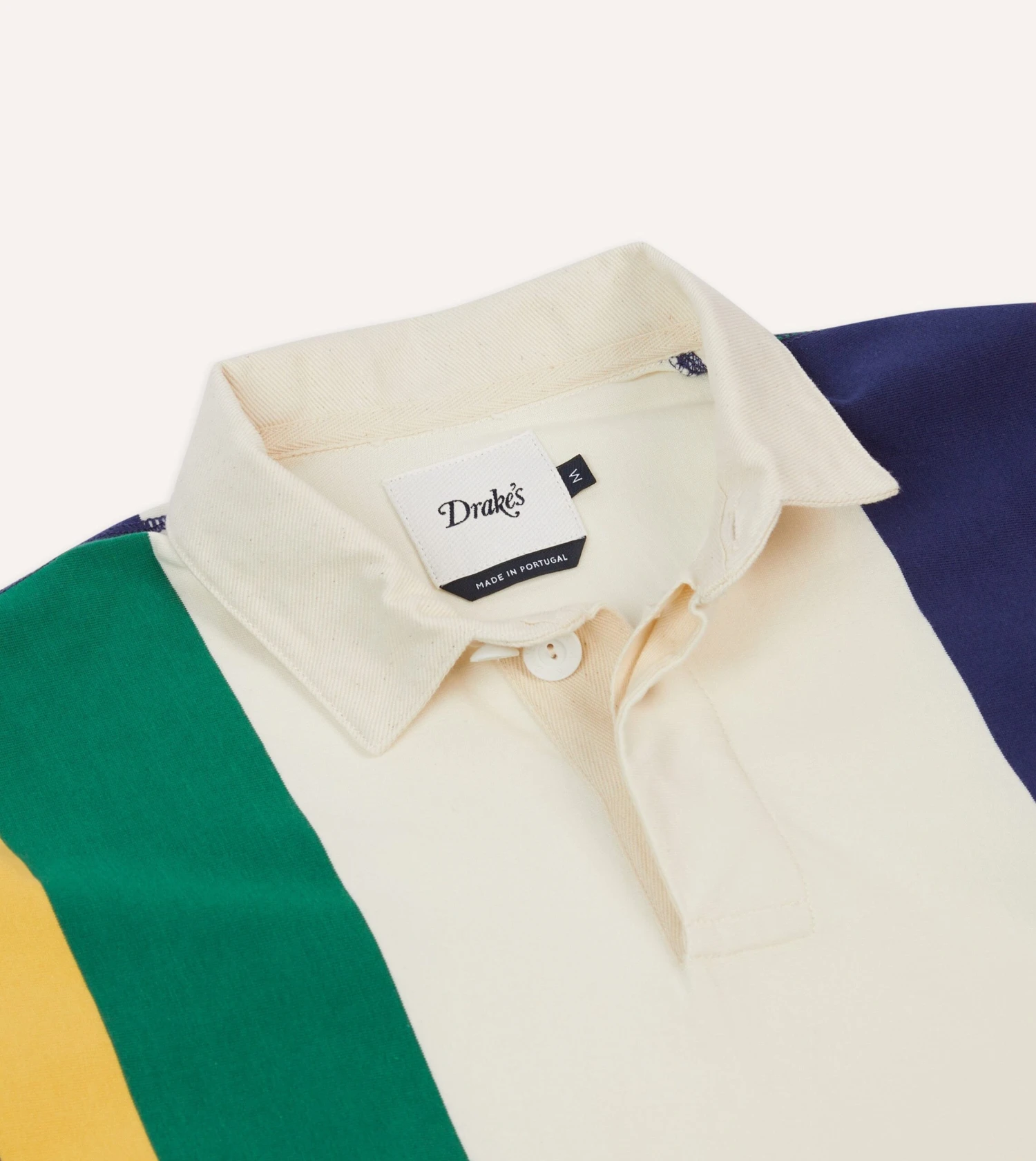 Multi Stripe Cotton Rugby Shirt 5 Multi Stripe Cotton Rugby Shirt - Image 3