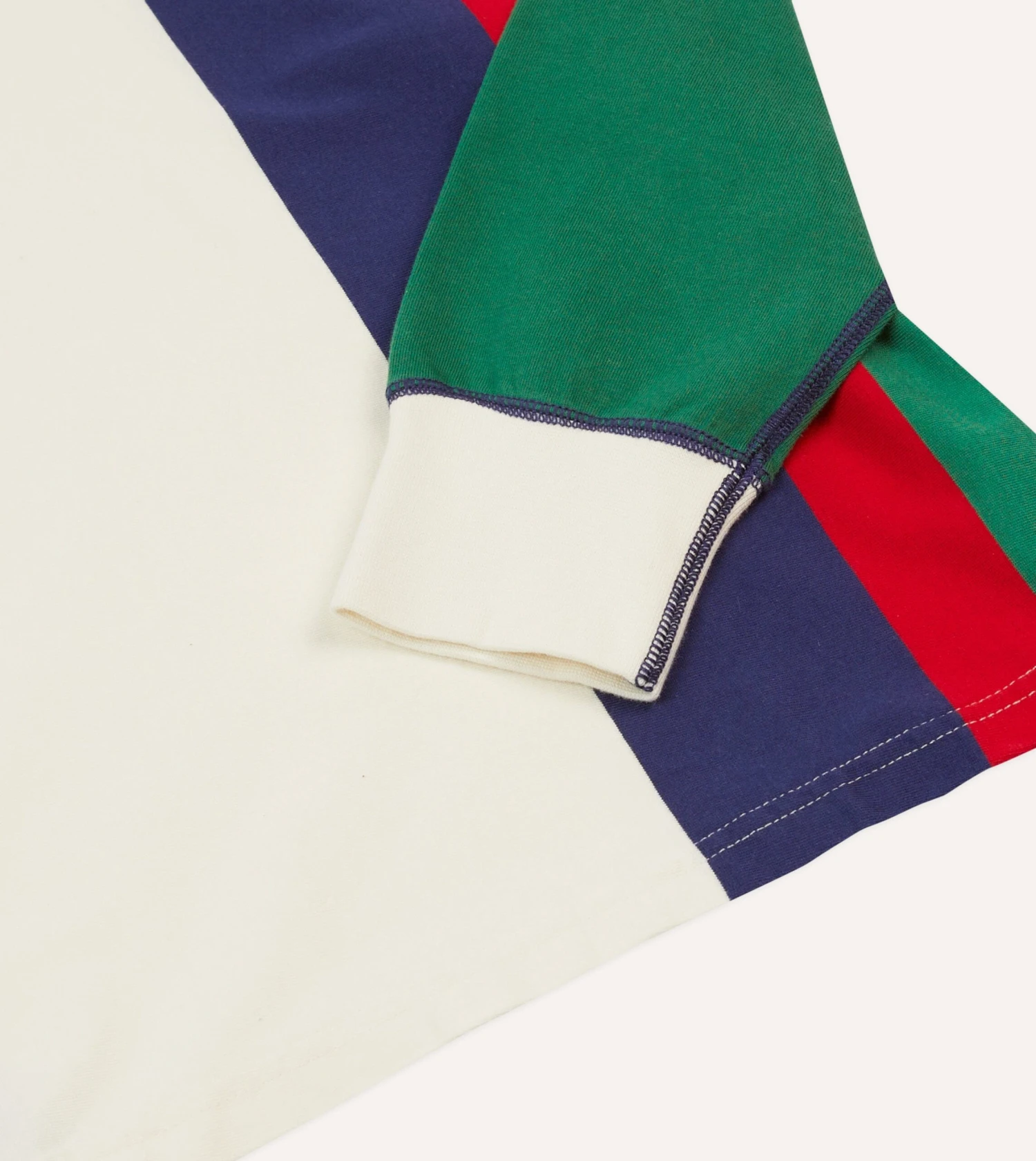 Multi Stripe Cotton Rugby Shirt 7 Multi Stripe Cotton Rugby Shirt - Image 5