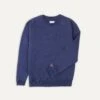 Navy Crew Neck Cotton Sweatshirt -Drakes Shop DR2A5I 21566 07 250 1