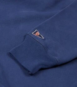 Navy Crew Neck Cotton Sweatshirt -Drakes Shop DR2A5I 21566 07 250 4