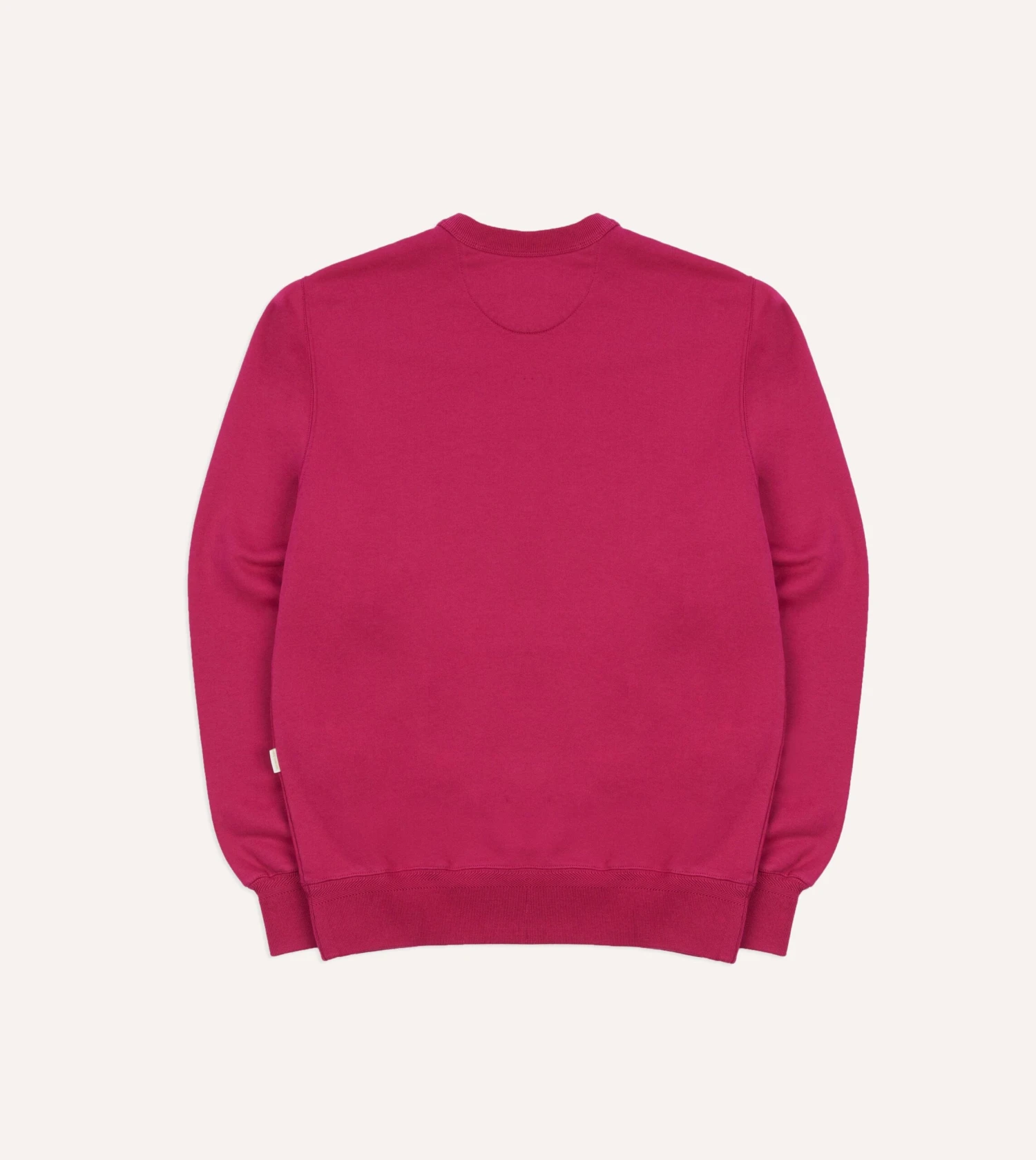 ALD / Drake's Fuchsia Embossed Crewneck Sweatshirt 8 ALD / Drake's Fuchsia Embossed Crewneck Sweatshirt - Image 6