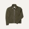 Green Boucle Wool Zip Fleece Jacket -Drakes Shop DR2A5L21265 03200 1