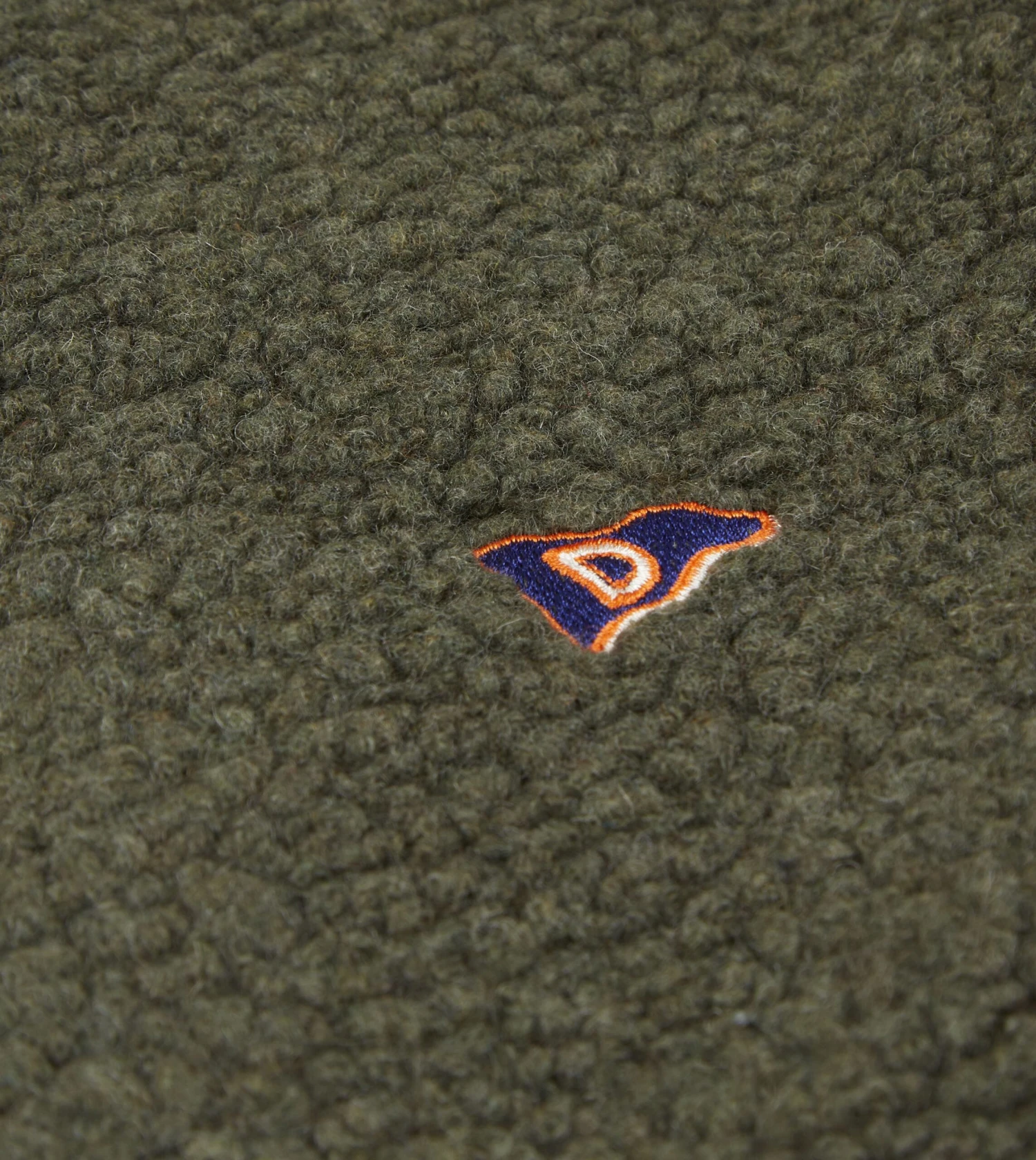 Green Boucle Wool Zip Fleece Jacket 7 Green Boucle Wool Zip Fleece Jacket - Image 5