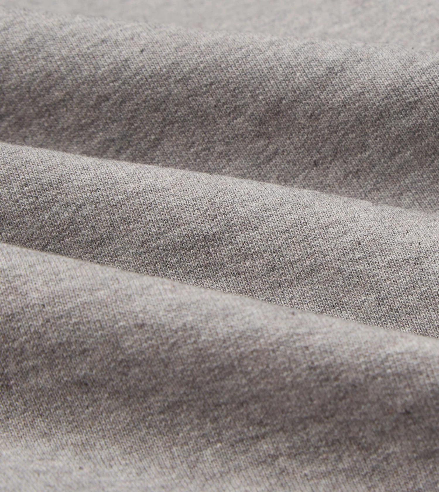 Grey Cotton Quarter Zip Sweatshirt 4 Grey Cotton Quarter Zip Sweatshirt - Image 2