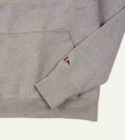 Grey Cotton Quarter Zip Sweatshirt 10 Grey Cotton Quarter Zip Sweatshirt -Drakes Shop DR2A5M 21565 01 600 4
