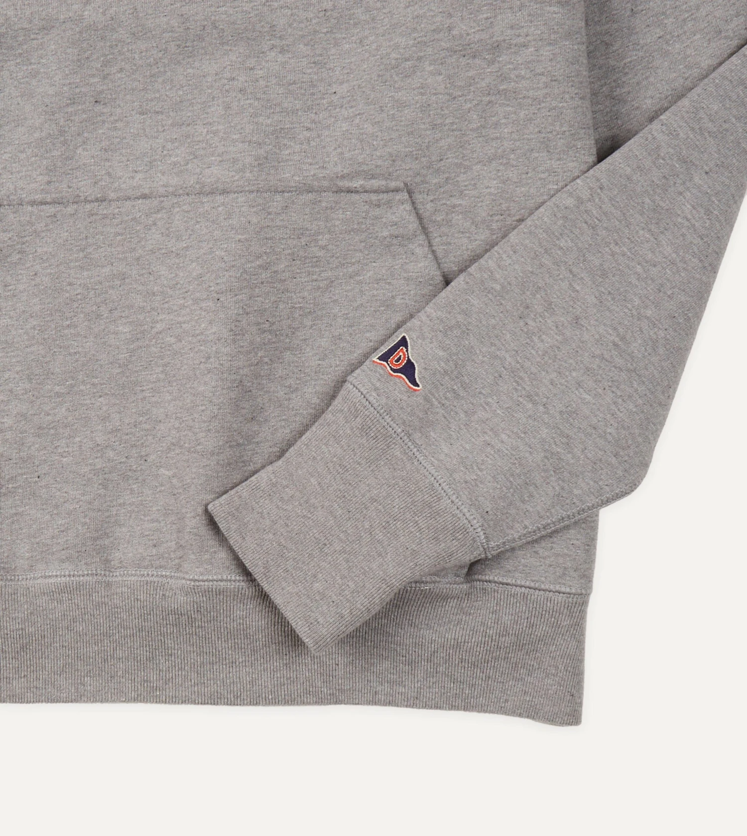 Grey Cotton Quarter Zip Sweatshirt 6 Grey Cotton Quarter Zip Sweatshirt - Image 4