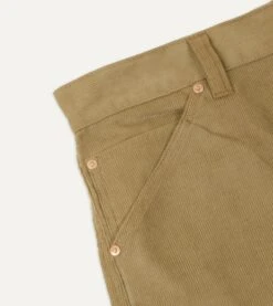 Tobacco Japanese Selvedge Needlecord Five-Pocket Trousers 12 Tobacco Japanese Selvedge Needlecord Five-Pocket Trousers -Drakes Shop DR2A6A20940 08300 3