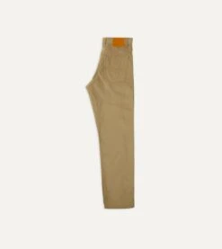 Tobacco Japanese Selvedge Needlecord Five-Pocket Trousers 15 Tobacco Japanese Selvedge Needlecord Five-Pocket Trousers -Drakes Shop DR2A6A20940 08300 5