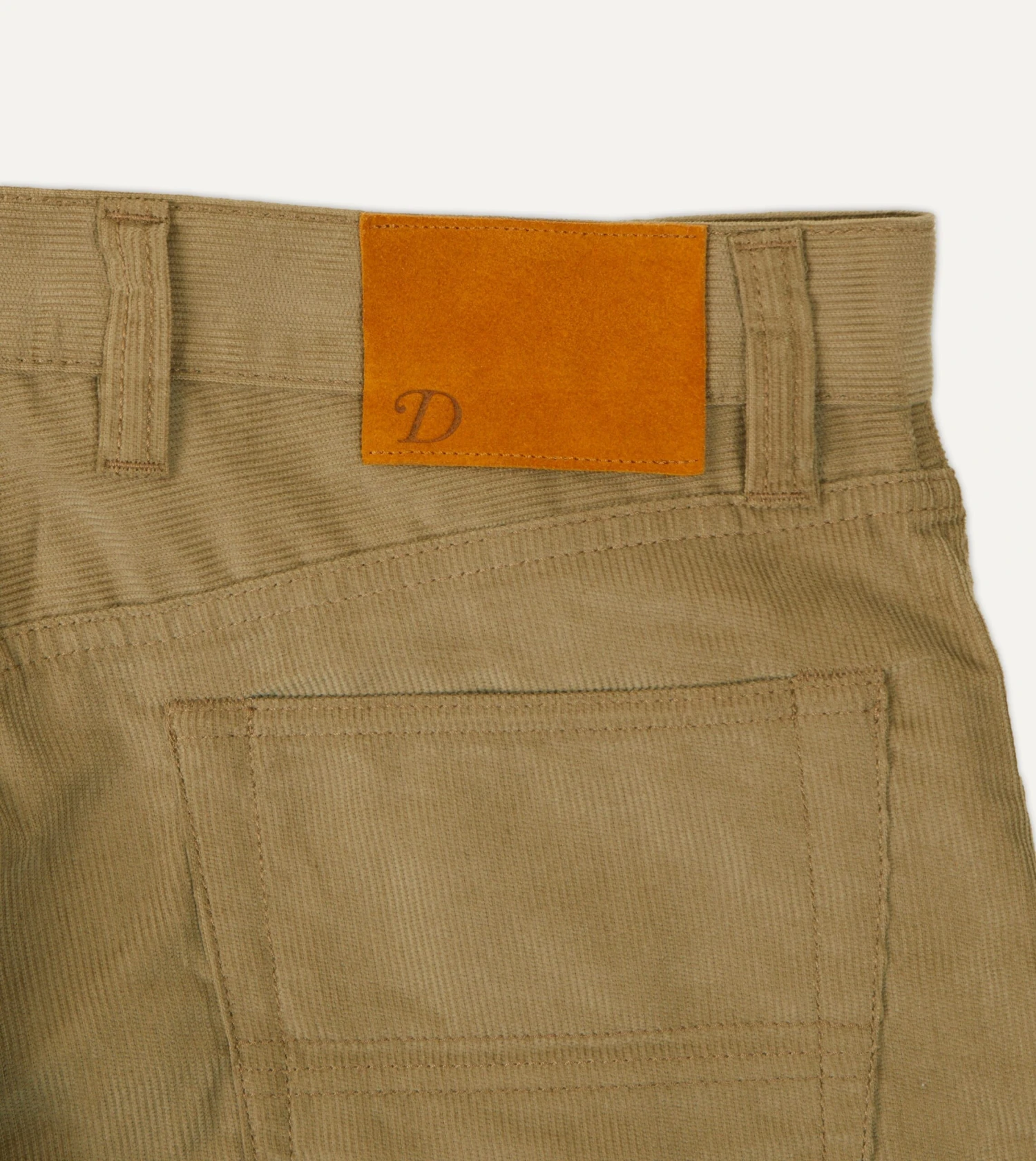 Tobacco Japanese Selvedge Needlecord Five-Pocket Trousers 8 Tobacco Japanese Selvedge Needlecord Five-Pocket Trousers - Image 6