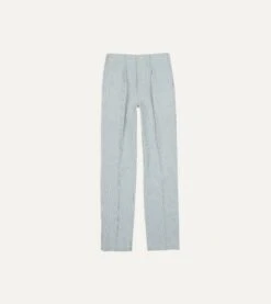 Blue And White Seersucker Games Trousers