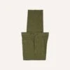 Olive Herringbone Cotton Games Trousers -Drakes Shop DR2A6C24115 02400 1