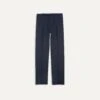 Navy Tropical Wool Flat Front Trouser -Drakes Shop DR2A6D21378 01250 1