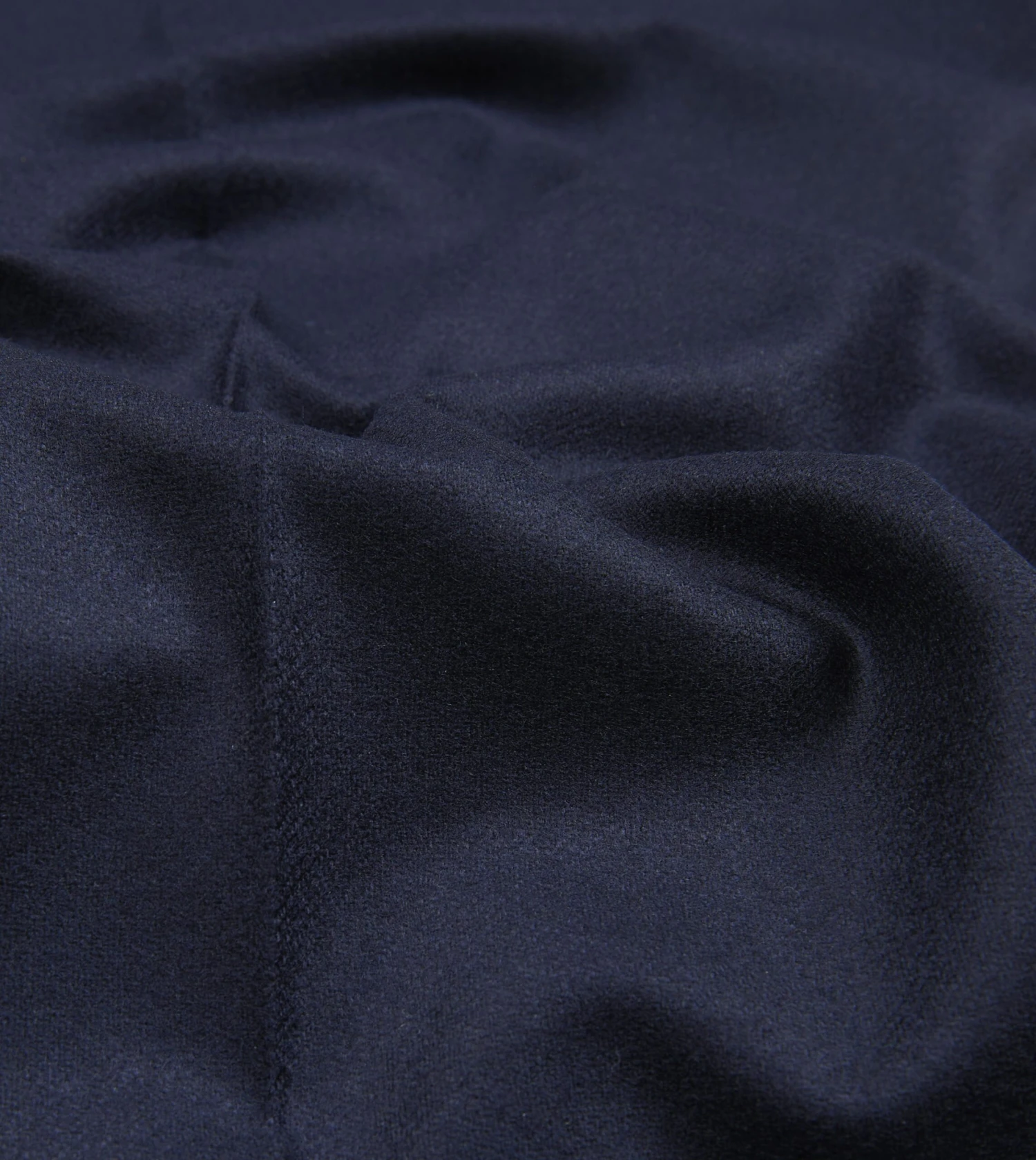 Navy Wool Flannel Flat Front Trousers 4 Navy Wool Flannel Flat Front Trousers - Image 2