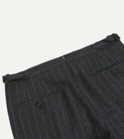 ALD / Drake's Chalkstripe Suit Trouser -Drakes Shop DR2A6D23662 01602 4