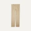 Sand Cotton Drill Single Pleat Trouser