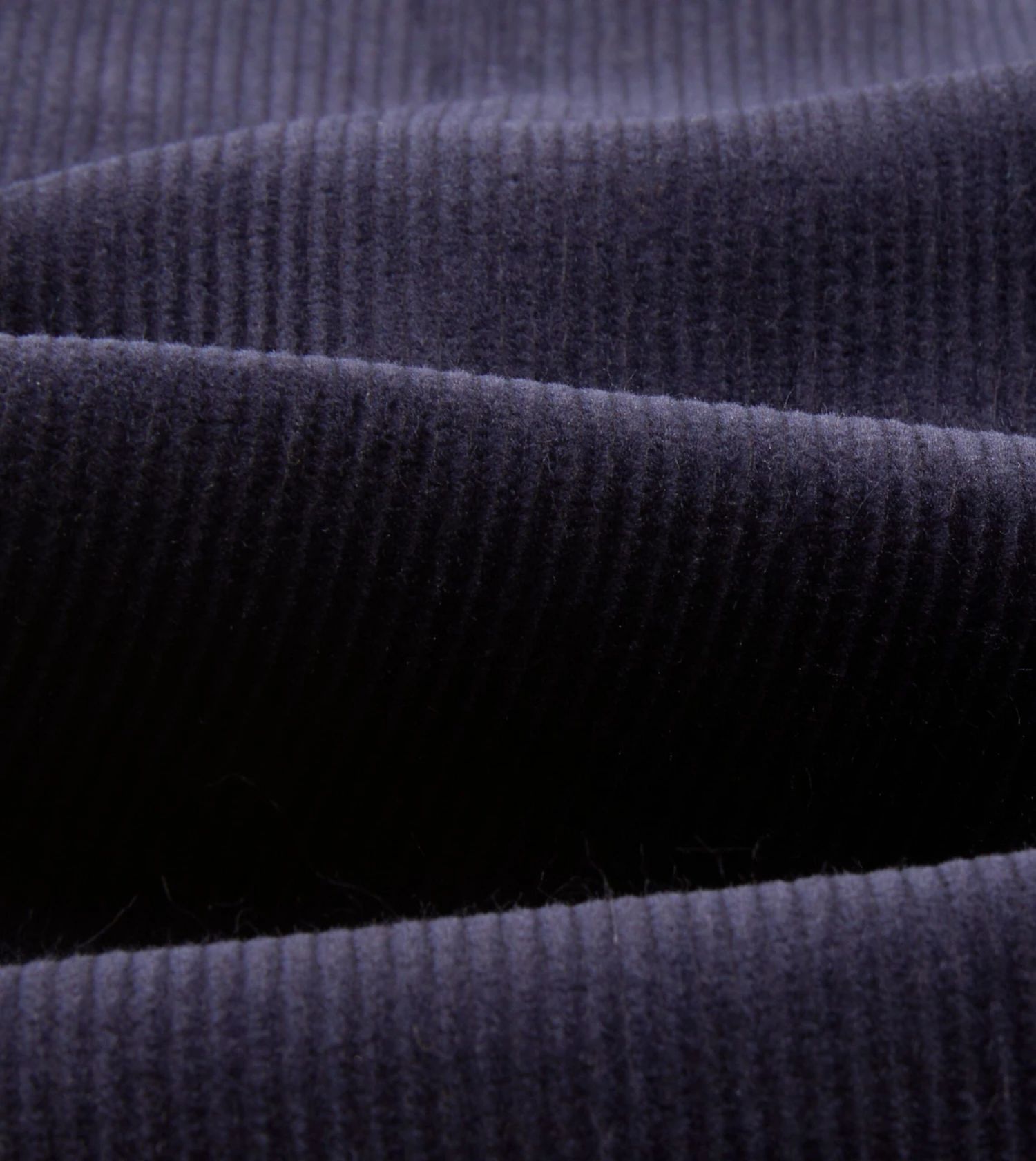 Navy Mid-Wale Corduroy Single Pleat Trouser 4 Navy Mid-Wale Corduroy Single Pleat Trouser - Image 2