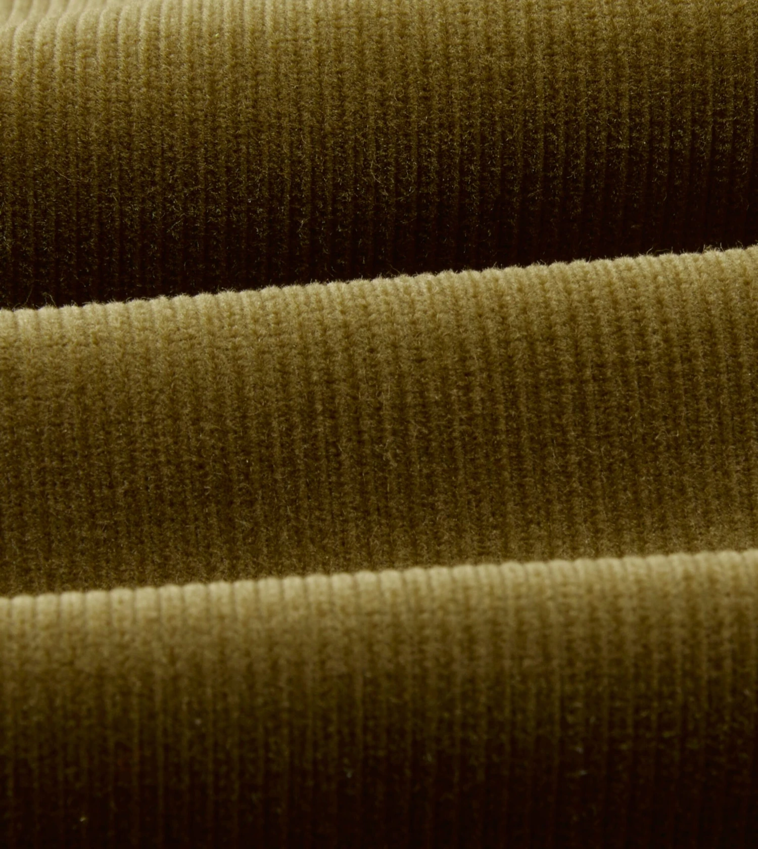 Olive Mid-Wale Corduroy Single Pleat Trouser 4 Olive Mid-Wale Corduroy Single Pleat Trouser - Image 2