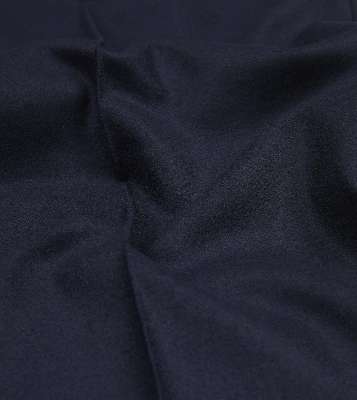 Navy Wool Flannel Single Pleat Trouser 4 Navy Wool Flannel Single Pleat Trouser - Image 2