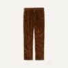Russet Cotton Corduroy Games Trousers -Drakes Shop DR2A6E22619 03300 1