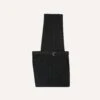 Black Barathea Wool Single Pleat Dinner Trousers 1 Black Barathea Wool Single Pleat Dinner Trousers -Drakes Shop DR2A6E23730 01100 1