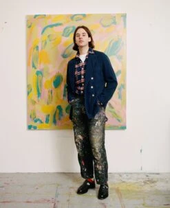 Navy Cotton Linen Herringbone Games Blazer Mk. III 17 Navy Cotton Linen Herringbone Games Blazer Mk. III -Drakes Shop MicrosoftTeams image 9