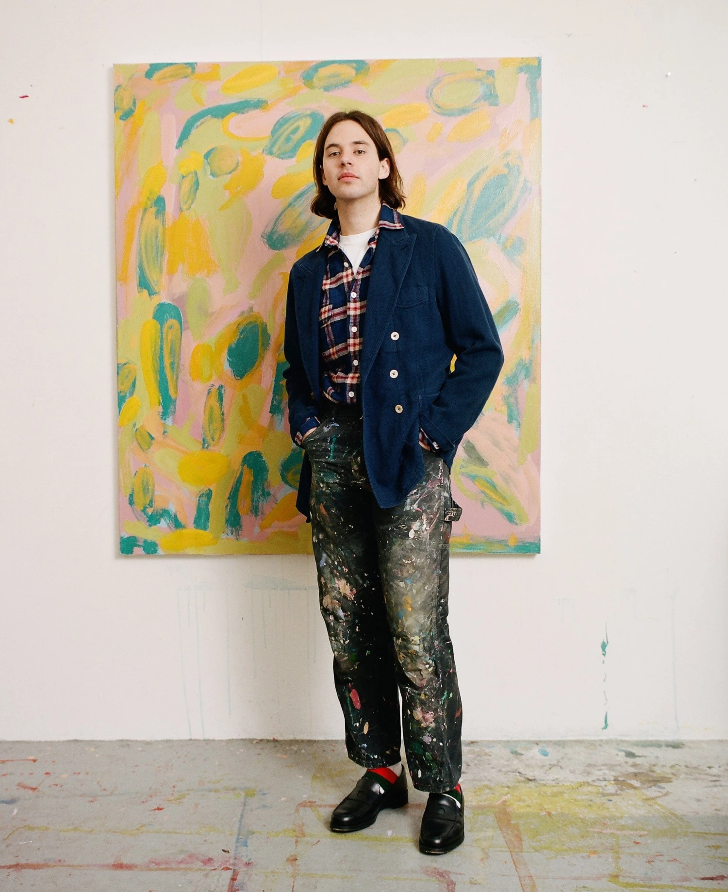 Navy Cotton Linen Herringbone Games Blazer Mk. III 10 Navy Cotton Linen Herringbone Games Blazer Mk. III - Image 8