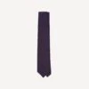 Purple Pure Cashmere Solid Tipped Tie -Drakes Shop TIE QCA80N 01211 007 2