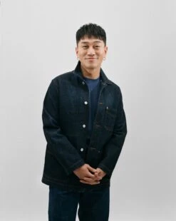 Indigo Rinse Denim Five-Pocket Chore Jacket 17 Indigo Rinse Denim Five-Pocket Chore Jacket -Drakes Shop indigodenimchore fd1fd9f6 31d5 4de1 804f 62d47d9c0468